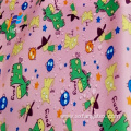 Polyester 190T PVC Taffeta Printed Waterroof Children Fabric